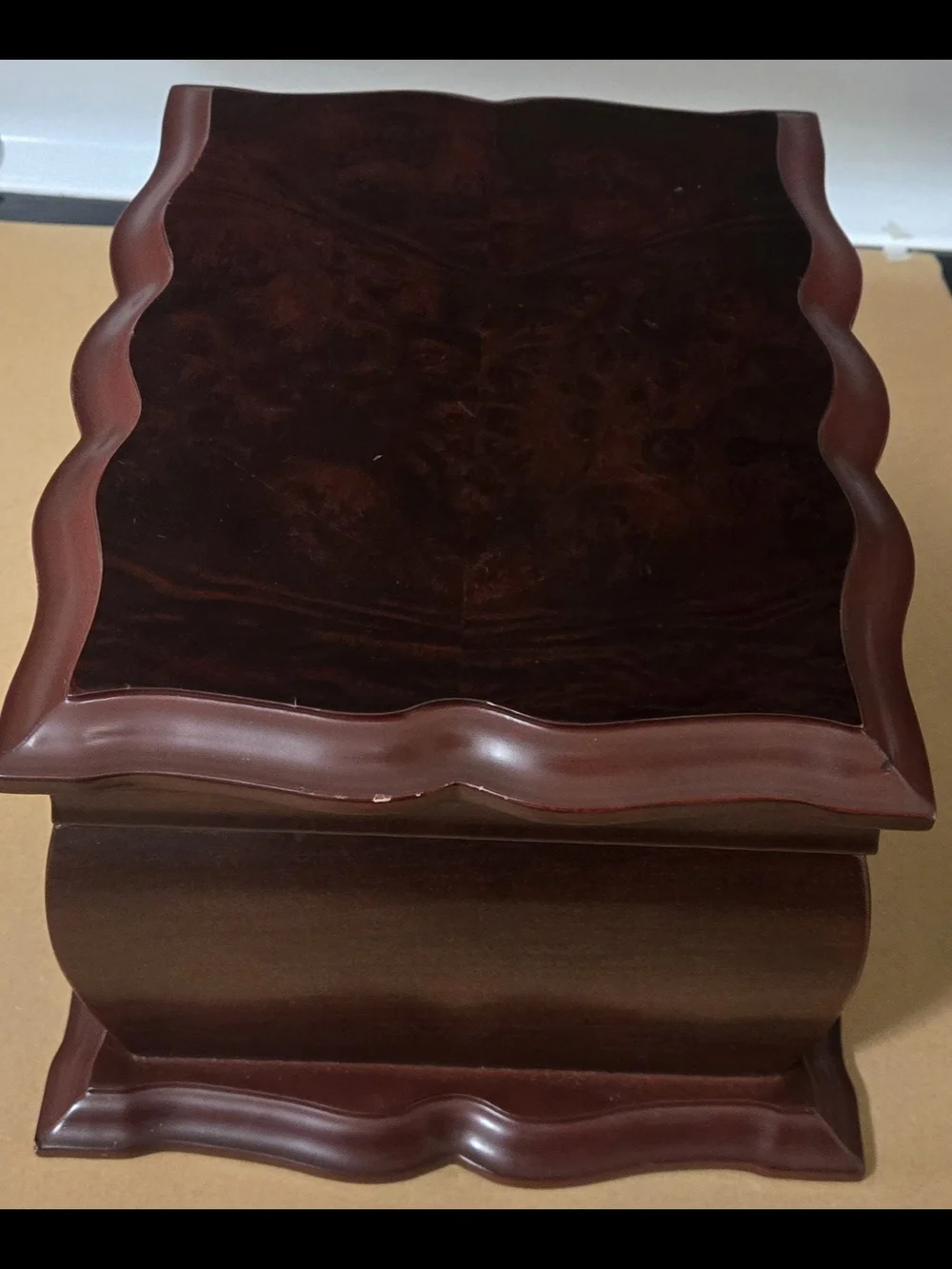 Vintage Bombay Wood Photo Frame in Rich Mahogany